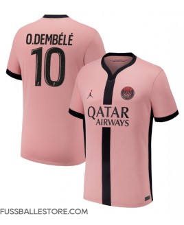 Günstige Paris Saint-Germain Ousmane Dembele #10 3rd trikot 2024-25 Kurzarm